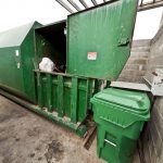 Trash Compactor Chute Cleaning
